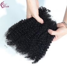 FH Mini Twist Bulk Afro Kinky Curly Braids Human Hair Bulk 50g/Pack