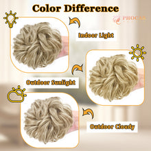 Messy Hair Bun Hairpiece Curly Synthetic Hair Ponytail -4 Colors