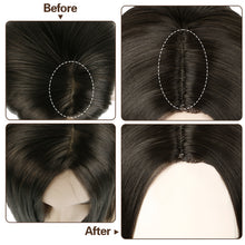 Phocas 14inch Short Brown Bob Wigs for Women Natural Straight Bob Wig