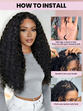 FH 100g/Pack Deep Wave Crochet Human Hair Extension Knotless Feather Human Hair