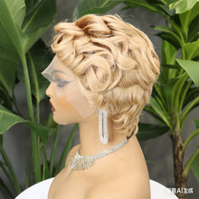 FH T-06 T-Lace Pixie wig virgin remy hair human hair