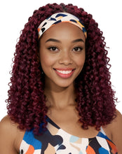 FH Curly Half Wig, Deep Wave Headband Wigs Glueless No Lace (16