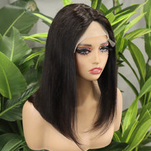 FH T- Lace Bob Human Hair Raw Remy Hair #Nature Color