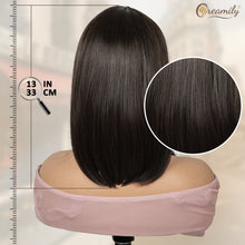 FH wholesale cheap machine made wig P10680 brown synthetic hair wig