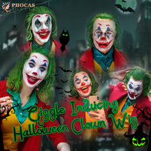 Lakihair Mens Wig Short Green Wigs for Men Clown Wig 14inch 70s 80s Male Wig