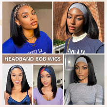 FH Long Black Headband Wig 16