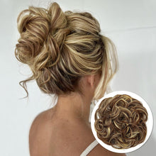 Messy Hair Bun Hairpiece Curly Synthetic Hair Ponytail -4 Colors