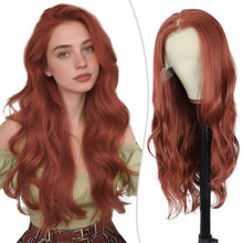 FH Heat-resistancesynthetic fibers Long wave wig Auburn 26inches p15964