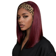 FH Synthetic Head Band Wigs Shoulder Length No Lace  16''(Red Wine #99J)P16027