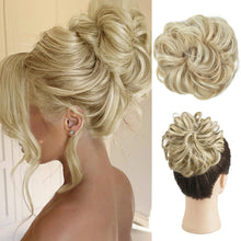 Messy Hair Bun Hairpiece Curly Synthetic Hair Ponytail -4 Colors