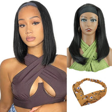 FH Long Black Headband Wig 16