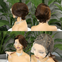 FH T-09 T-Lace Pixie wig virgin remy hair human hair