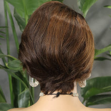 FH T-09 T-Lace Pixie wig virgin remy hair human hair