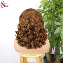 FH 300% 13x4 bouncy loose glueless lace frontal wig 100% Human Hair Lace Wig 18”