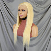 FH 13x4 Lace Front Wig Straight 100% Human Hair Lace Wig color #613