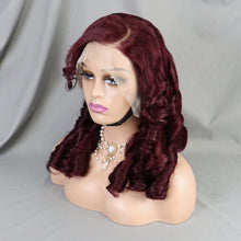 FH 300% 13x4 Egg roll wave  lace frontal wig 100% Human Hair Lace Wig 18”