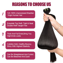 Load image into Gallery viewer, FH One Piece 24&quot;-30&quot; Vietnamese Raw Human Hair  Machine Weft  Weaving Bundle