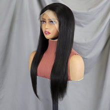 FH 13x4 Lace Front Wig Straight 100% Human Hair Lace Wig Natural Color