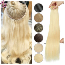 Load image into Gallery viewer, FH blonde #613 European remy human hair weft extension