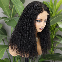 FH 280% 4x4 HD lace closure wig virgin remy hair Jerry curly#Nature Color
