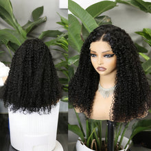 FH 280% 4x4 HD lace closure wig virgin remy hair Jerry curly#Nature Color