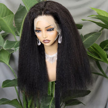 FH 280% 13x4 Full Frontal Lace Human Hair Kinky Straight Raw Remy Hair #Nature Color