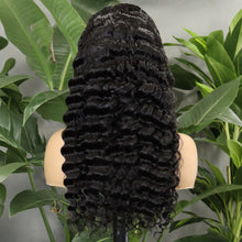 FH 280% 13x4 Full Frontal Lace Human hair Deep Wave Raw Remy Hair #Nature Color