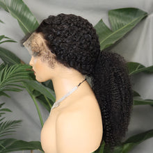FH 360 Full Lace Wig 250% Density Kinky Curly (Forehead have curly baby hair) #Nature Color