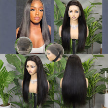 FH 360 Full Lace Wig (250% Density) Human Hair Raw Remy Hair Straight #Nature Color