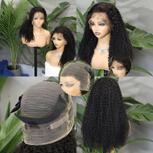 FH 360 Full Lace Wig 250% Density Kinky Curly (Forehead have curly baby hair) #Nature Color