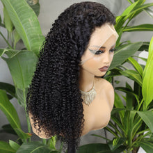 FH 280% 13x4 Full Frontal Lace Human hair Jerry Curly Raw Remy Hair #Nature Color