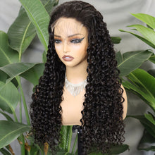 FH 300% 5x5 DD lace wig HD Water Wave Raw Remy Hair (Vietnam Hair)#Nature Color