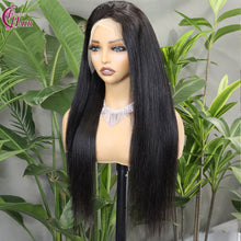 FH 280% 13x4 Lace Wig Straight 100% Human Hair Lace Wig Natural Color