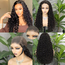 FH 300% 5x5 DD lace wig HD Water Wave Raw Remy Hair (Vietnam Hair)#Nature Color