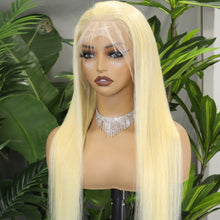 FH 220% 13x4 Full frontal lace Human hair Straight Raw Remy Hair #613