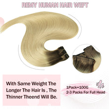 FH blonde #T4/40 European remy human hair weft extension