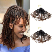 FH 8inch passion twist synthetic curly hair crochet braid hair-5 colors