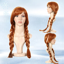 FH Braided Princess Wig- Perfect for Cosplay, Costume Parties, and Halloween Gifts 24 Inches