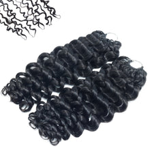 FH 100g/Pack Water Wave Crochet Human Hair Extension Knotless Pre-Seperated Feather Human Hair