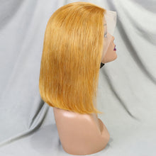 FH 200% 13X4 Lace Frontal Bob Wig Natural Hair Straight Virgin Remy Hair #350