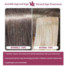 FH Injected Tape In Hair Extension 22inches no weft bundle Reusable Tape In Extensions