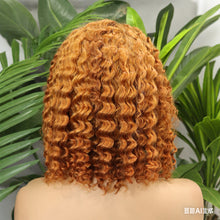 FH 250% 13x4 BOB Deep Wave virgin human hair Raw Remy Hair