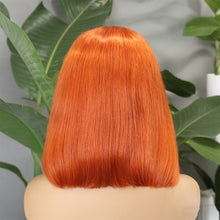 FH 4x4 HD lace closure Bob wig Straight Raw Remy Hair 12 inches