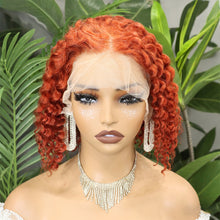 FH 250% 13x4 BOB Deep Wave virgin human hair Raw Remy Hair