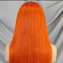 FH 13x4 Lace Front Wig Straight 100% Human Hair Lace Wig 22 inches