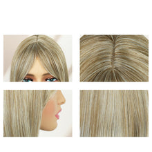 FH P14005 Rose Net Grey Mix Color Bob Wig 12inch Straight Synthetic Hair Wig