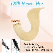Load image into Gallery viewer, FH blonde #613 European remy human hair weft extension