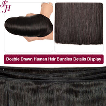 Load image into Gallery viewer, FH One Piece 24&quot;-30&quot; Vietnamese Raw Human Hair  Machine Weft  Weaving Bundle