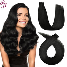 FH Injected Tape In Hair Extension 22inches no weft bundle Reusable Tape In Extensions