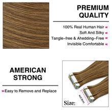 FH light color series tape in human hair extensions 50g/pack